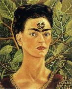 Frida Kahlo Bethink death oil painting artist